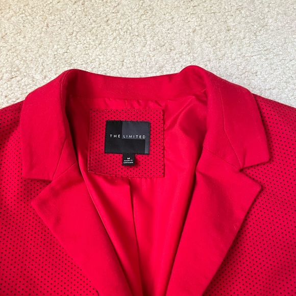 The Limited Red Suit Jacket Size M - Picture 2 of 8